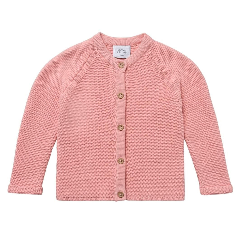 Stellou & Friends 100% Cotton Newborn, Baby and Toddler Cardigan Sweater