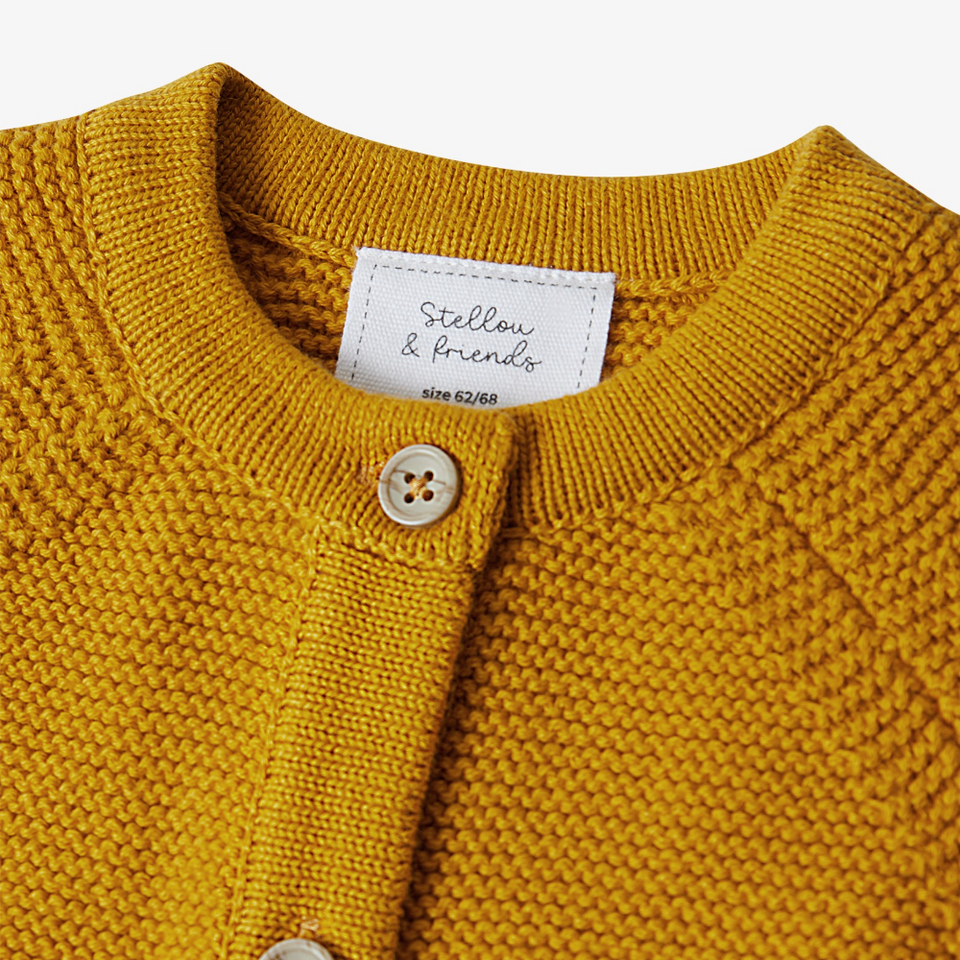 Stellou & Friends 100% Cotton Newborn, Baby and Toddler Cardigan Sweater