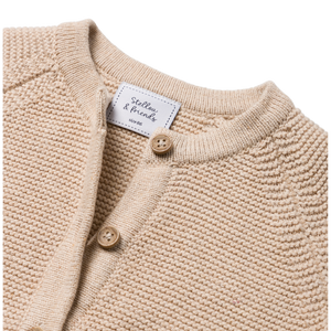 Stellou & Friends 100% Cotton Newborn, Baby and Toddler Cardigan Sweater